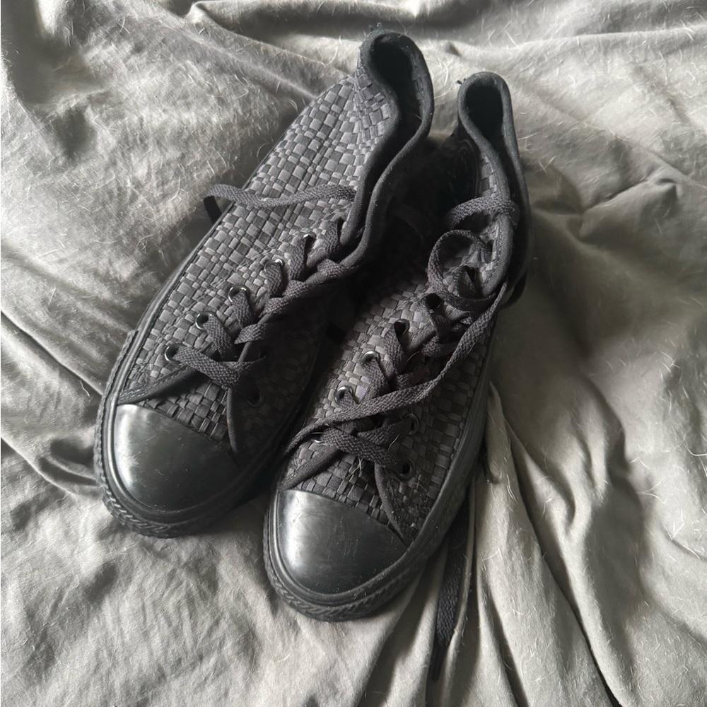 Converse Black Woven Women's Shoes